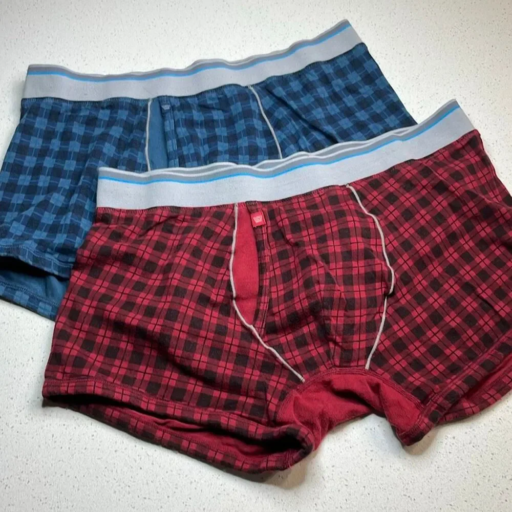Lot of (2) Mack Weldon Boxer Brief Trunk Underwear Size Medium